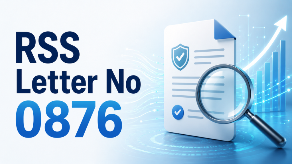 Why RSS Letter No 0876 Keeps Appearing Online RSS Letter No 0876